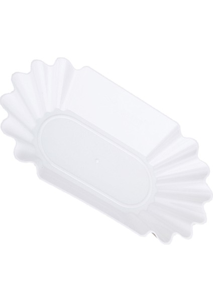 Kahve Çekirdeği Plastik Oval Servis Tepsi (Yurt Dışından)