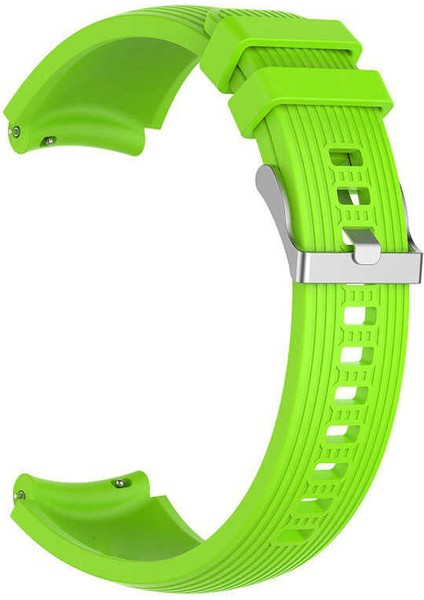 Huawei Watch Gt 3 Active 42MM Kordon Silikon Kancalı Ayarlanabilir Krd 18 Yeşil