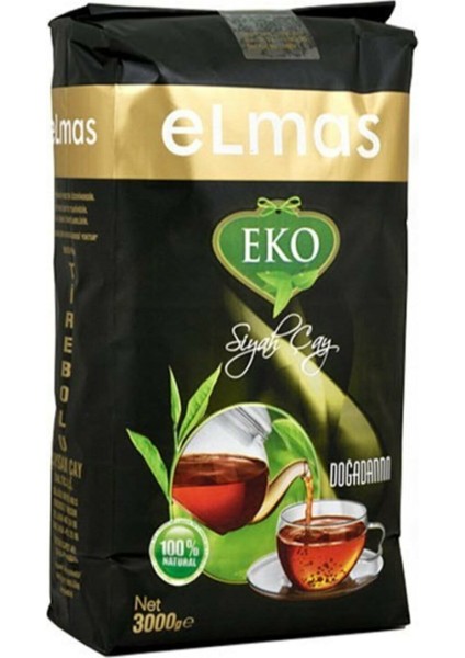 Eko Siyah Dökme Çay 3000 gr
