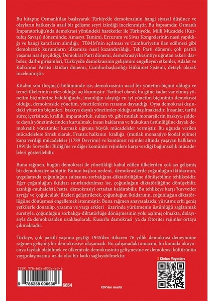 Türkiye’de Demokrasinin Gelişim Süreci - Nizamettin Aydoğdu fiyatları