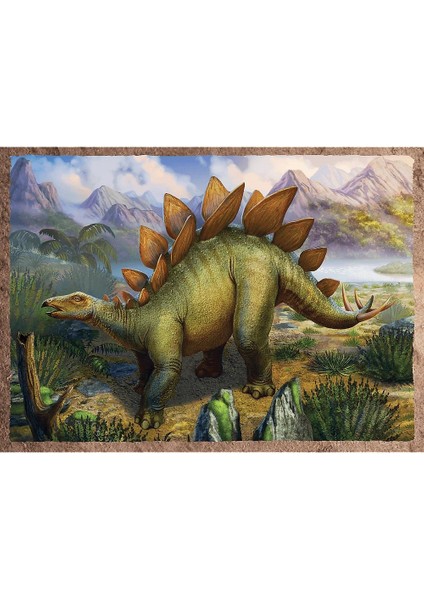 Interestıng Dınosaurs 4 In 1 Çocuk Puzzle (35+48+54+70 Parça)