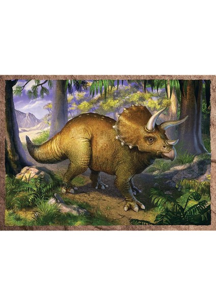 Interestıng Dınosaurs 4 In 1 Çocuk Puzzle (35+48+54+70 Parça)