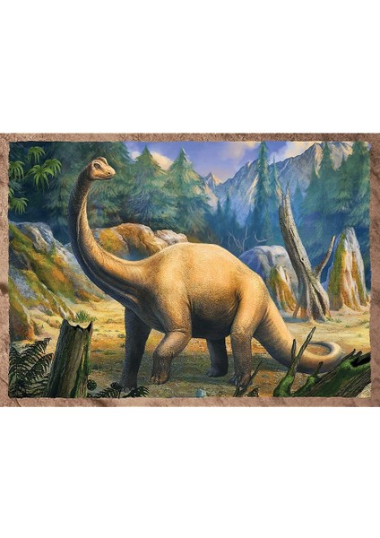 Interestıng Dınosaurs 4 In 1 Çocuk Puzzle (35+48+54+70 Parça)