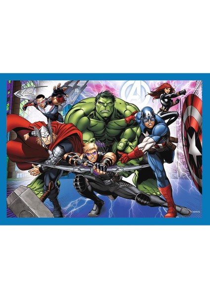 Trefl Puzzle Brave Avengers 4 In 1 Çocuk Puzzle  (35+48+54+70 Parça)