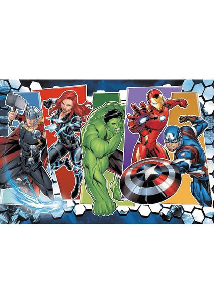 The Avengers Invıncıble 60 Parça Çocuk Puzzle