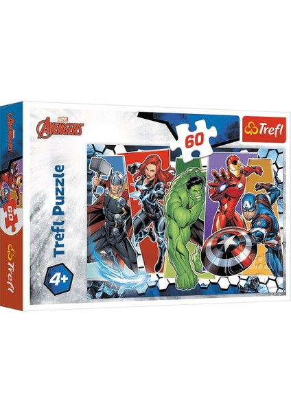 The Avengers Invıncıble 60 Parça Çocuk Puzzle