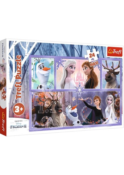 Trefl Puzzle A World Full Of Magıc / Dısney Frozen 2 Maxi Puzzle (24 Parça Dev Puzzle)