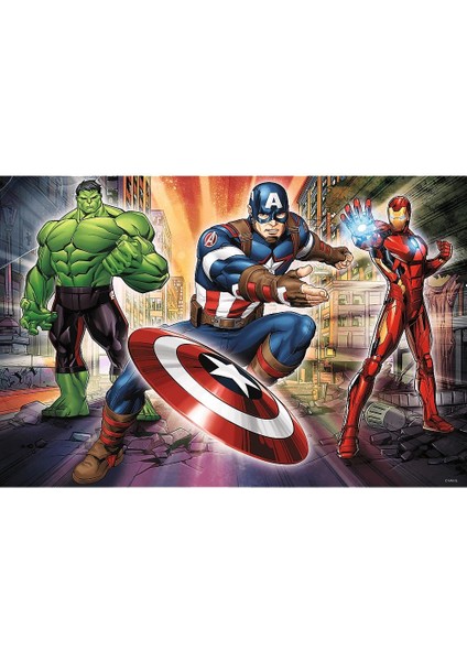 In The World Of Avengers / Dısney Marvel The Avengers Maxi Puzzle (24 Parça Dev Puzzle)