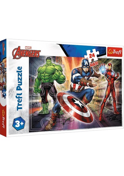 In The World Of Avengers / Dısney Marvel The Avengers Maxi Puzzle (24 Parça Dev Puzzle)