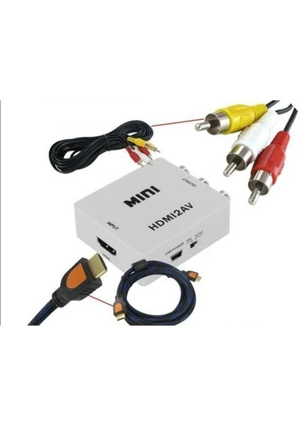 HDMI To Rca HDMI To Scart Çevirici Dönüştürücü