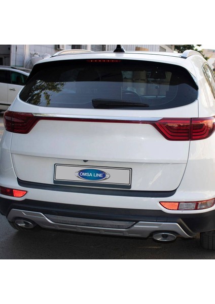 Kia Sportage 4 Arka Tampon Eşiği Parlak Plastik 2018-2021 Arası