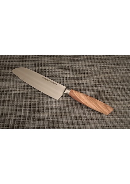 Felix Dövme Çelik Profesyonel Santoku Bıçağı 16 cm