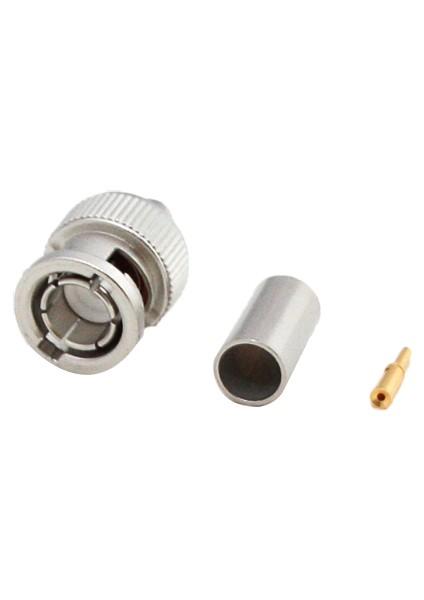 Rg-59 Konnektör Sıkmalı - Hd Sdı Bnc Erkek - 1 Adet