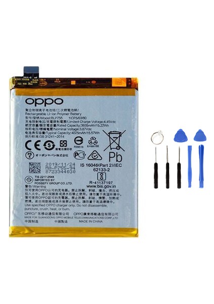 Oppo Reno 3 Batarya Pil Tamir Seti Yanında !!!