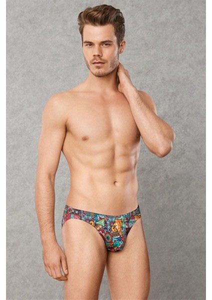 Erkek Desenli Slip 1217