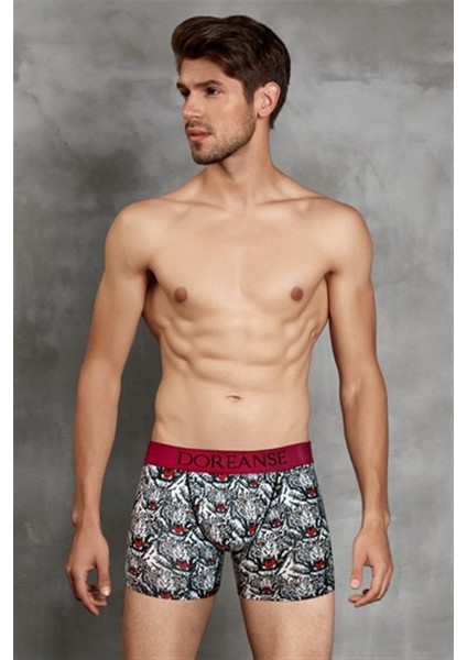 Erkek Modal Baskılı Boxer 1812