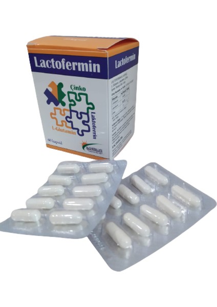 Lactofermin Laktoferrin - Glutamin - Çinko 60 Kapsül