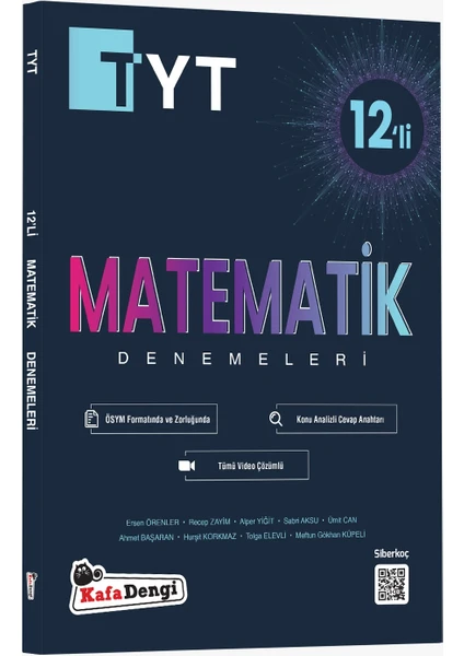 Kafa Dengi Yayınları TYT Matematik 12 Li Branş Denemesi Yeni 2022