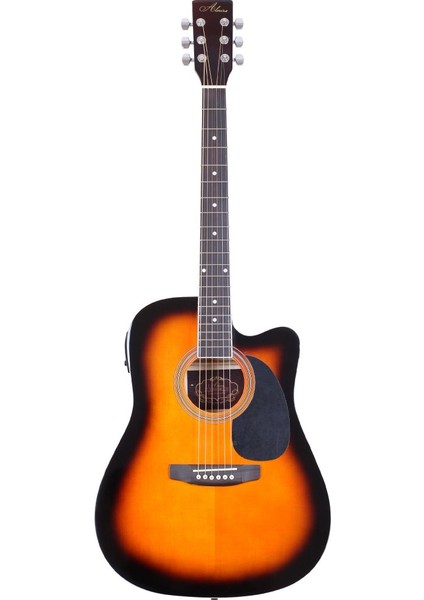 F650N-SBC Sunburst Elektro Akustik Gitar