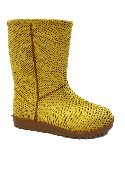 00546 Kar Kış Sıcak Astar Filet Çocuk Çizme 30-35 fiyatları