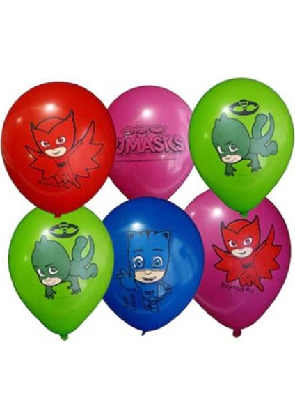 12 Inç Pj Masks Baskılı Balon 8 Li fiyatları