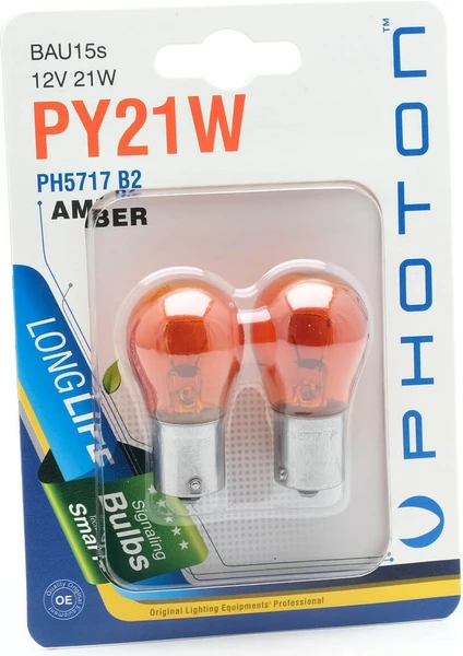 PY21W Oto Sinyal Ampulü Photon Blıster PH5717 B2