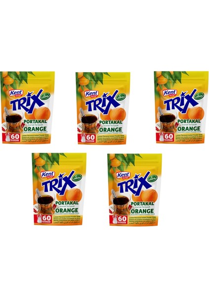 Trix Portakal Aromalı Toz Içecek 300 gr x 5