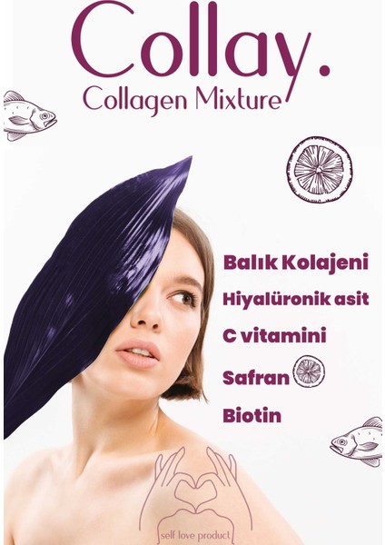 Dr. Kalan Collay  Karışımı Tozu (Balık i) %100DOĞAL (30 Saşe)