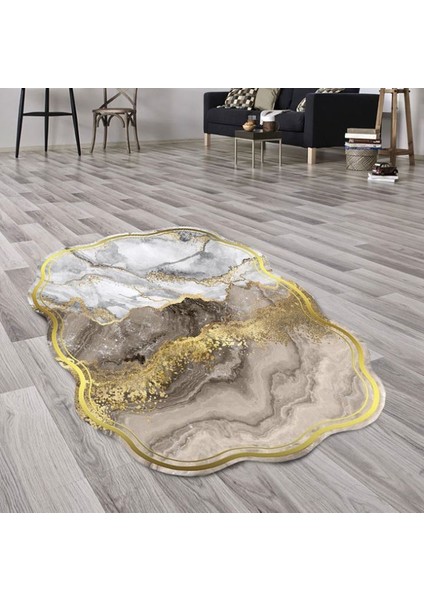 Halıportalı Lazer Kesim Salon Mutfak Halısı Yolluk İ-İREM-1032