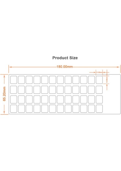 Arapça Türkçe Klavye Sticker Siyah Renk Notebook ve Pc Uyumlu