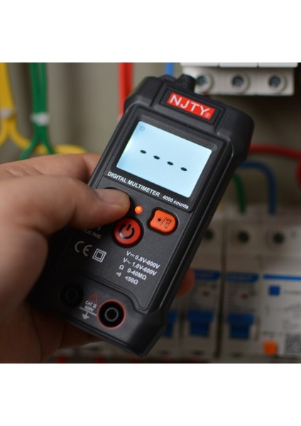 Akıllı Multimetre Dijital 600V Ac Dc Mini Voltaj Ölçer T1 El Tipi True Rms Ohm Süreklilik Test Cihazı 4000 Sayım Multimetro(Yurt Dışından)