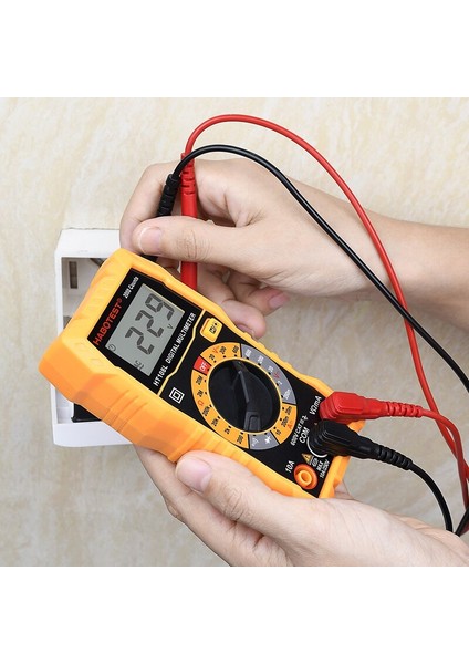 Multimetreler Dijital Profesyonel Voltmetre Akım Test Cihazı Arkadan Aydınlatmalı Elektrikli Enstrümantasyon Elektrik Voltaj Test Cihazı(Yurt Dışından)