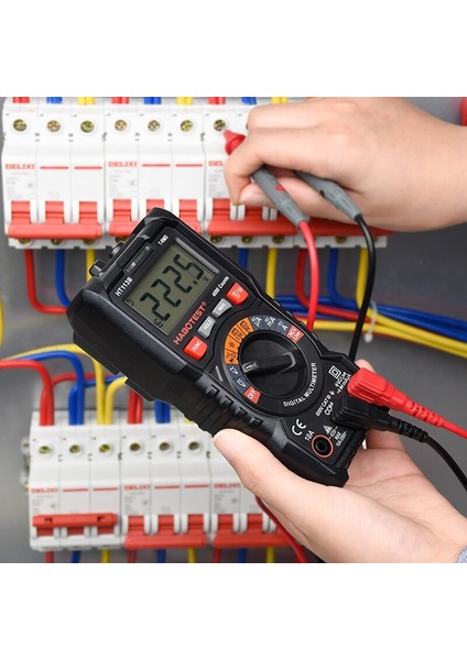 HT113B Transistör Test Cihazı Multimetre Dijital Profesyonel Otomotiv Multimetre Habotest Mini Taşınabilir True Rms Voltaj Ölçer fiyatları