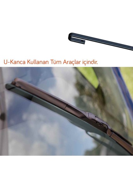 92606 Mitsubishi Outlander 2012+ Hybrid Silecek (Kancalı Md)