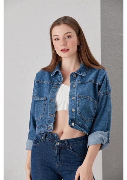 Bayan Yeni Model Kot Ceket 422336