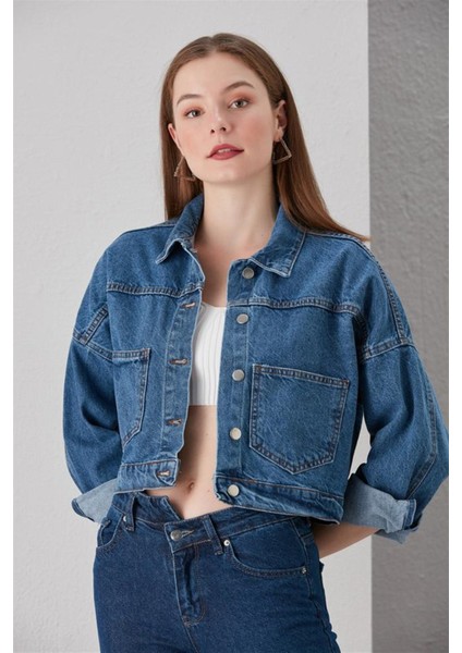 Bayan Yeni Model Kot Ceket 422336