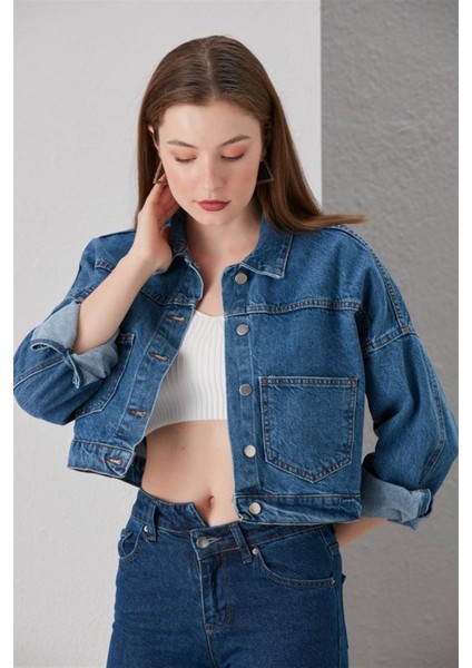 Bayan Yeni Model Kot Ceket 422336