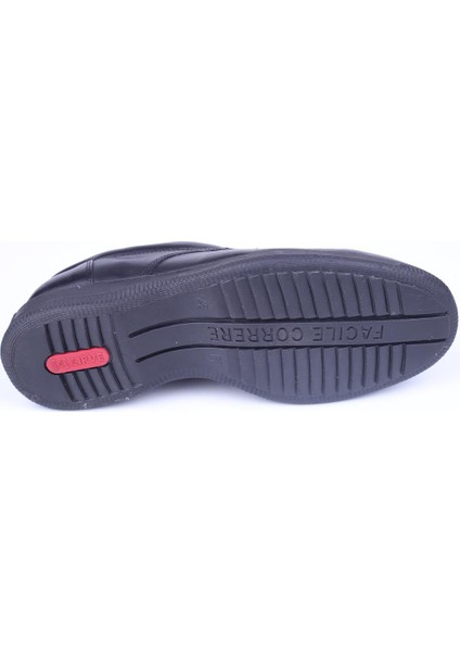 2100 Deri Erkek Siyah Günlük Comfort Ayakkabı indirimleri