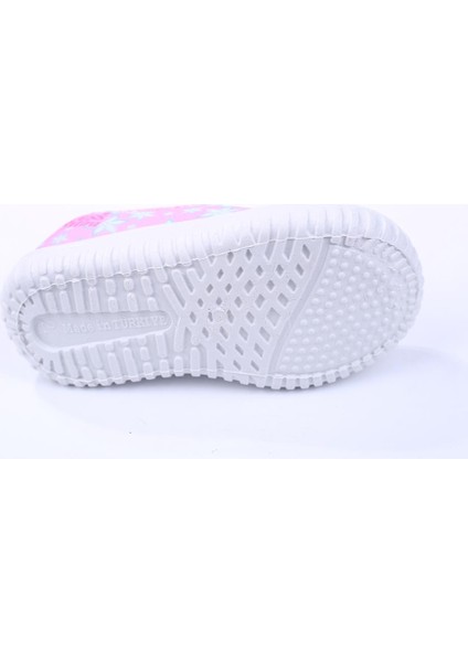 3141 Pembe-Beyaz Kız Bebek Ortopedik Keten Ayakkabı indirimleri