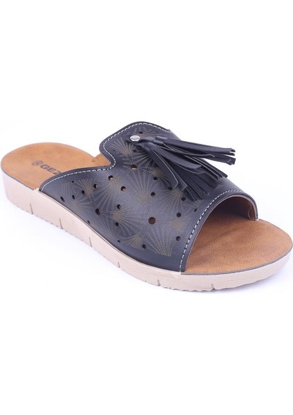 12319 Yeni Sezon Püsküllü Günlük Kadın Terlik