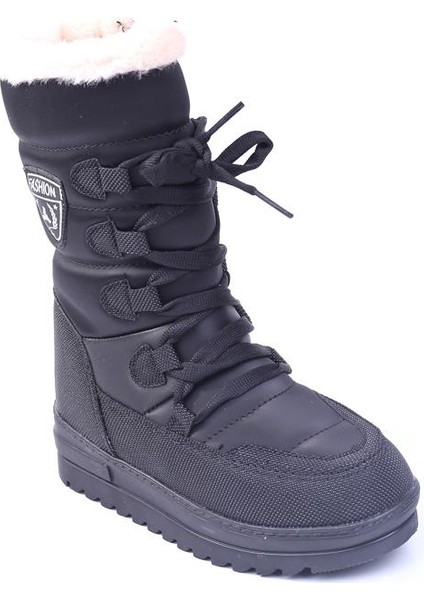 995 Kız Çocuk Içi Yünlü Termo Taban Kar Botu