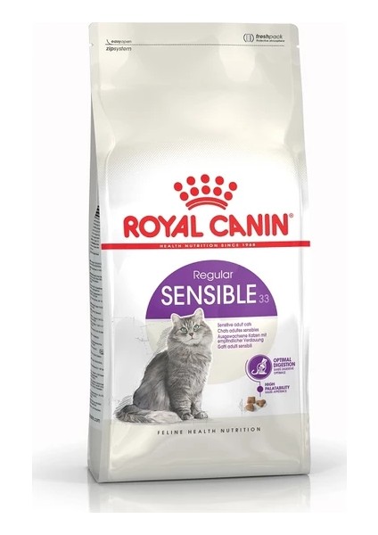 Sensible 33 Hassas Yetişkin Kuru Kedi Maması 2 kg