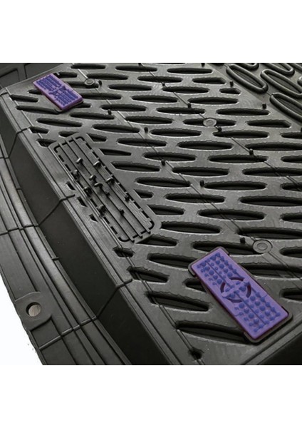 Safir Mercedes Glk uyumlu Universal 3D Paspas Krom Mavi modelleri