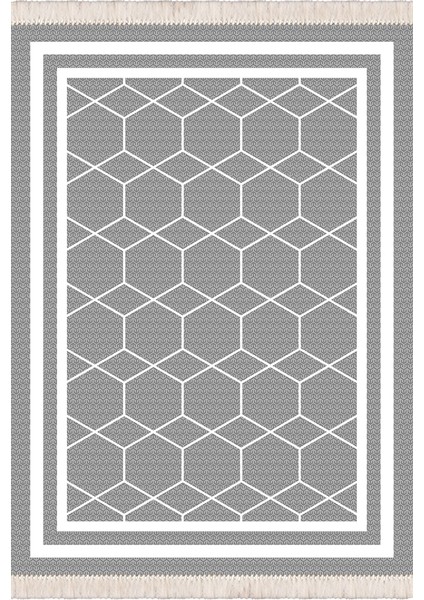 Makinede Yıkanabilir Oturma Odası Halısı Kaymaz Taban Halı 130X180CM CK-534