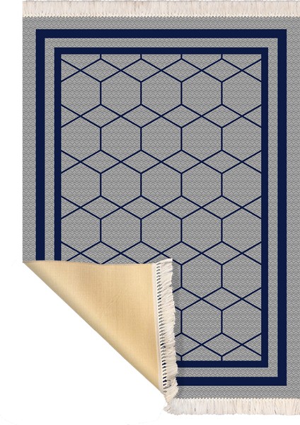 Bazaarforum Dekoratif Saçaklı Mermer Desen Yeni Model Pvc Deri Kaymaz Taban Dijital Baskı Halı 160X230CM CK-536 modelleri