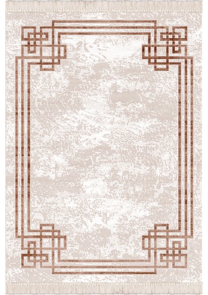 Bazaarforum Dekoratif Saçaklı Mermer Desen Yeni Model Pvc Deri Kaymaz Taban Dijital Baskı Halı 80X140CM CK-697 fiyatları