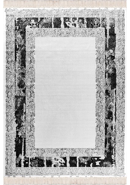 Bazaarforum Dekoratif Saçaklı Mermer Desen Yeni Model Pvc Deri Kaymaz Taban Dijital Baskı Halı 80X300 cm CK-562 fiyatları