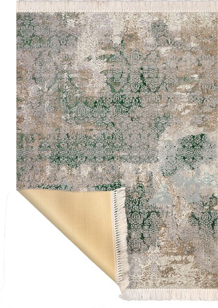 Bazaarforum Dekoratif Saçaklı Mermer Desen Yeni Model Pvc Deri Kaymaz Taban Dijital Baskı Halı 80X300 cm CK-628 modelleri