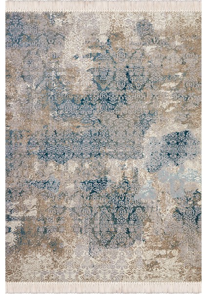Bazaarforum Dekoratif Saçaklı Mermer Desen Yeni Model Pvc Deri Kaymaz Taban Dijital Baskı Halı 160X230CM CK-629 fiyatları