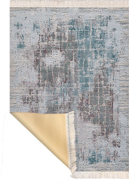 Bazaarforum Dekoratif Saçaklı Mermer Desen Yeni Model Pvc Deri Kaymaz Taban Dijital Baskı Halı 80X200CM CK-654 modelleri